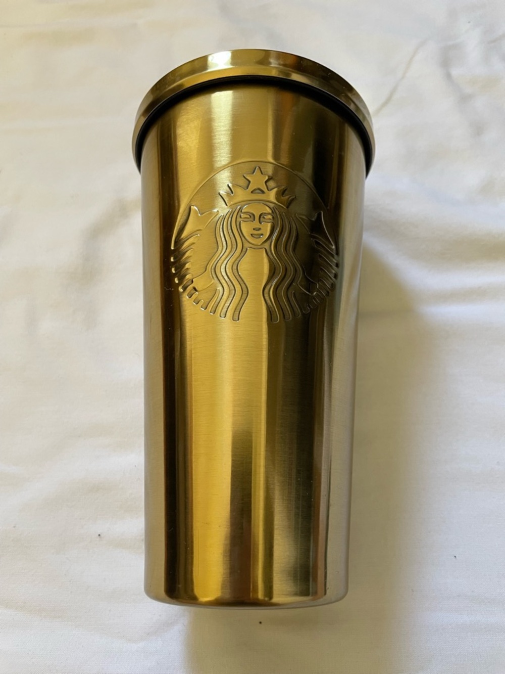 Starbucks Metallic Gold Travel Cup